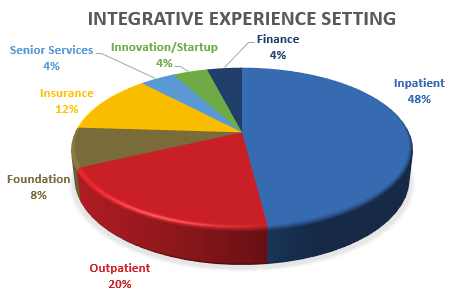 Integrative Experience Setting Pie Chart