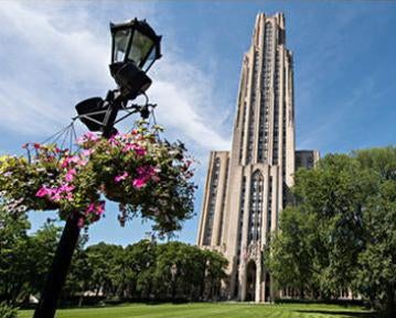 Cathedral of Learning in Spring