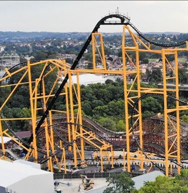 Kennywood roller coaster